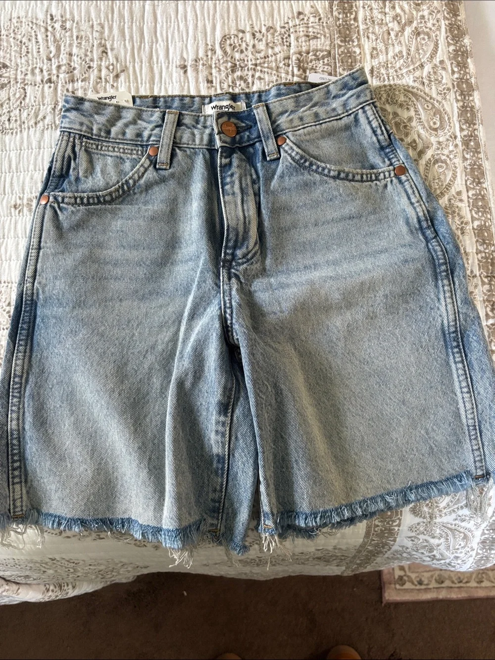 Wrangler Free People collab NWT jean shorts